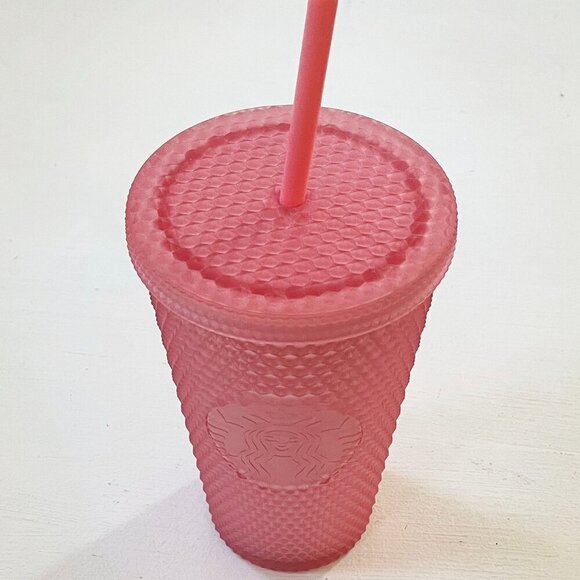 new! Starbucks Studded Tumbler Pink Lemonade Jelly 16 Oz Grande 2022 - Picture 1 of 5